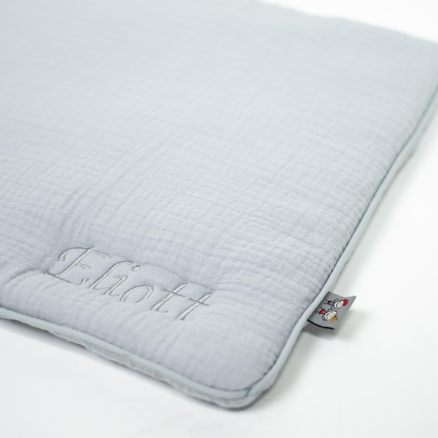 Sevira Kids – Almohada plana de gasa de algodón, Jeanne Made in France