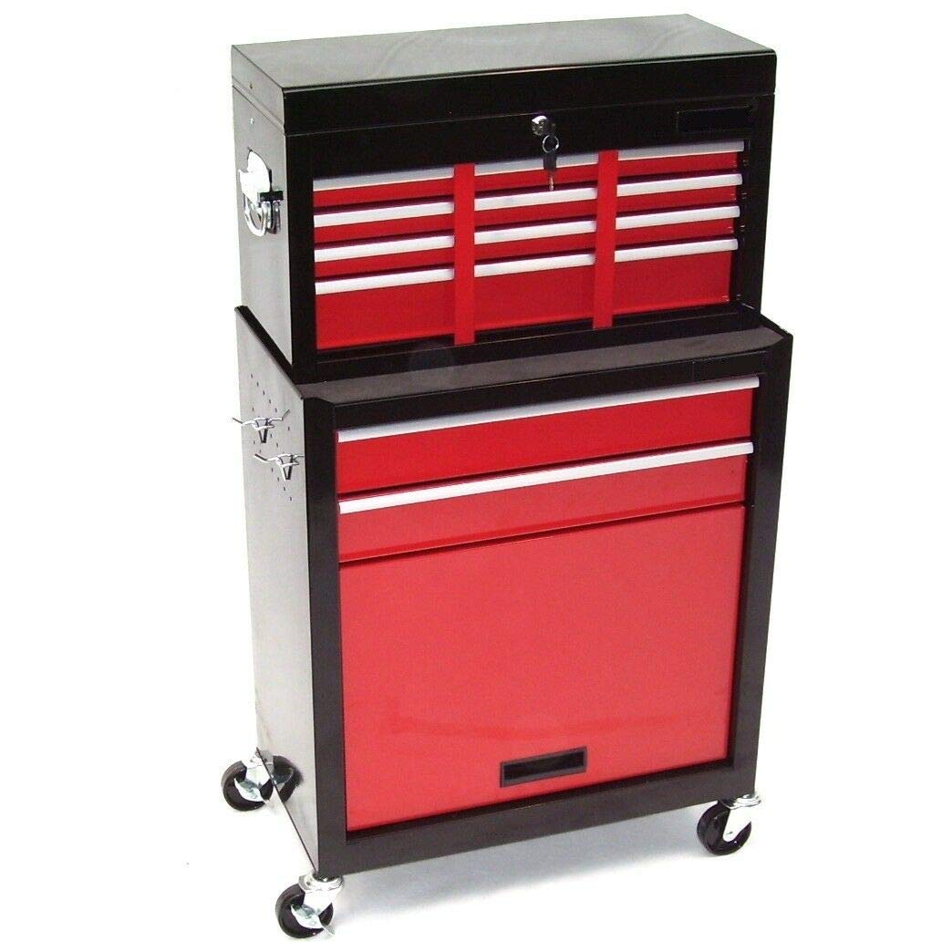 Carrello portautensili con 8 cassetti 06197 con attrezzi AWZ