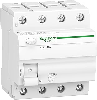 Schneider Electric FI-Schutzschalter Acti9 ID K, 4-polig, 40A, 30mA, Typ A, Artikelnummer A9Z01440