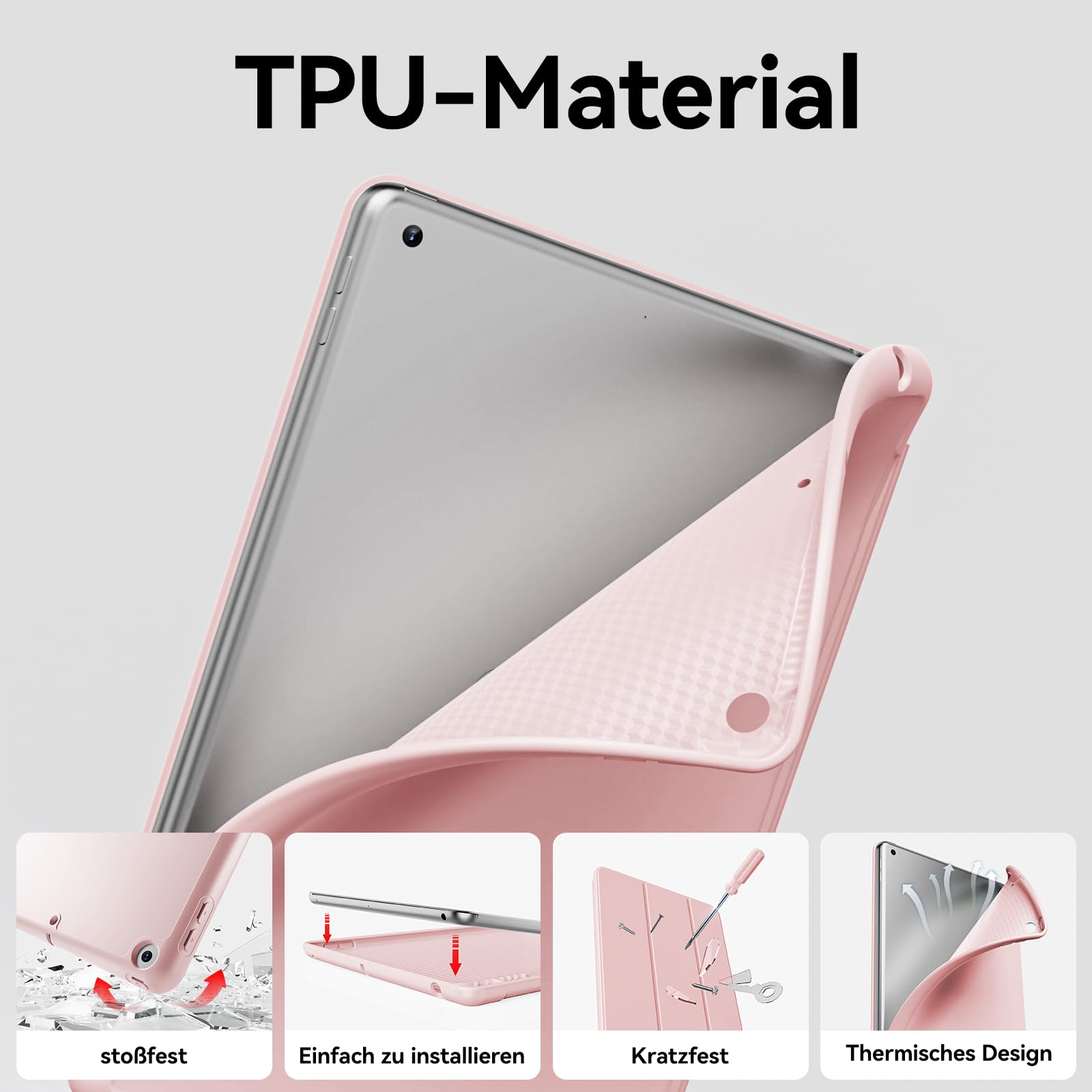 GKABXY IPad Air 10.5 Hülle Mit Stifthalter - Schutzhülle Für IPad Air 3. Generation