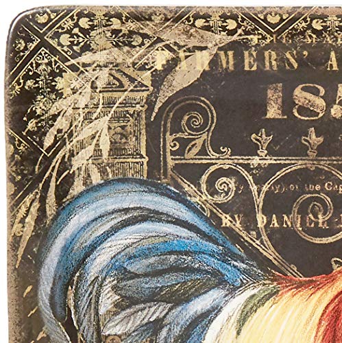 Certified International Gilded Rooster Dinnerware.tabletop, One Size, Multicolor #TOP6