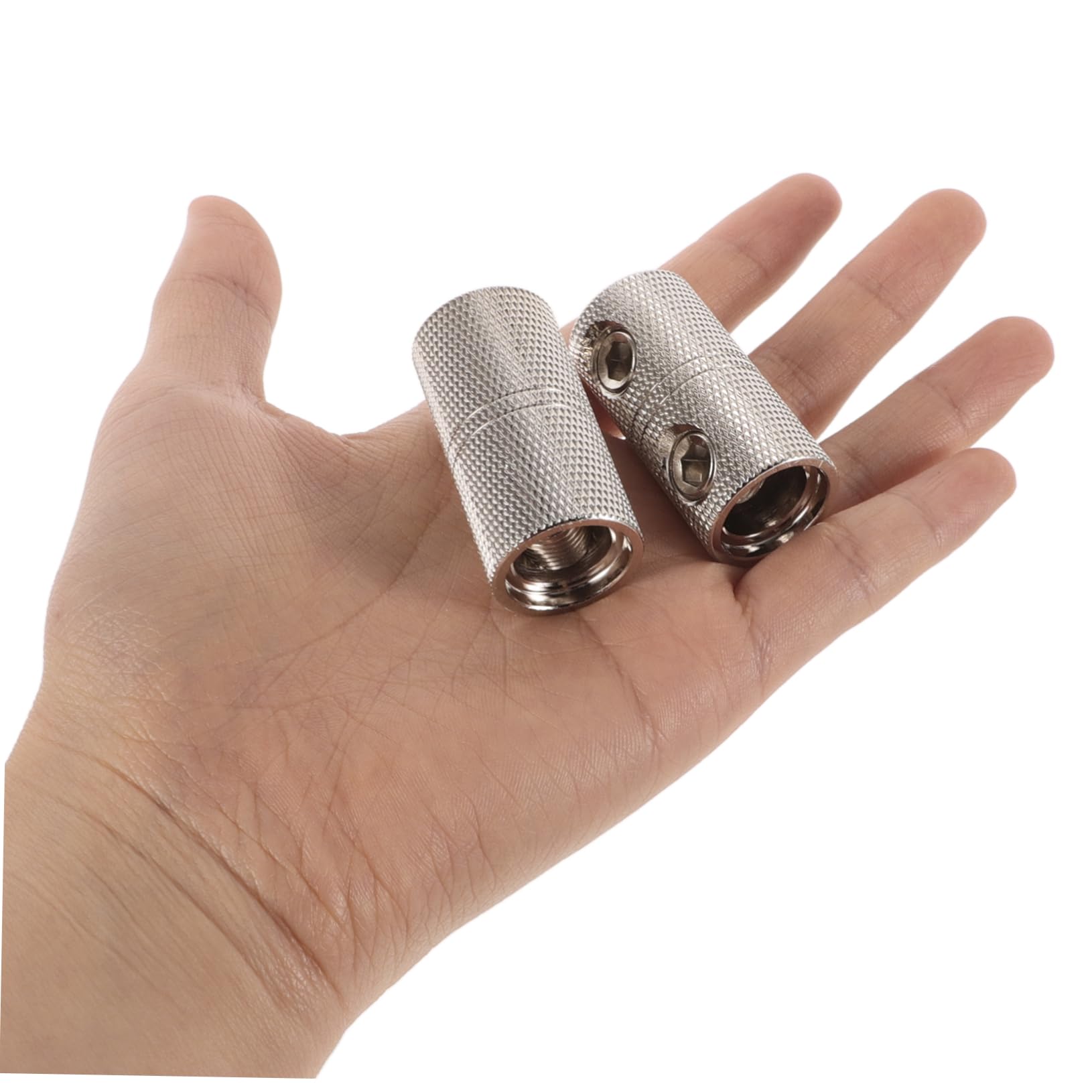 STOBAZA 2Pcs Gauge Brass Audio Terminal Butt Connectors Wire Couplers for for Splicing Extending Wires Easy Installation