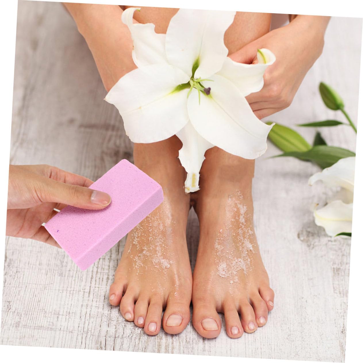 Housoutil 45 Pz pietra pomice in schiuma pu pomice per i piedi lime per i piedi pedicure attrezzi strumenti per pedicure per i piedi macinare le pietre del piede lavapiedi