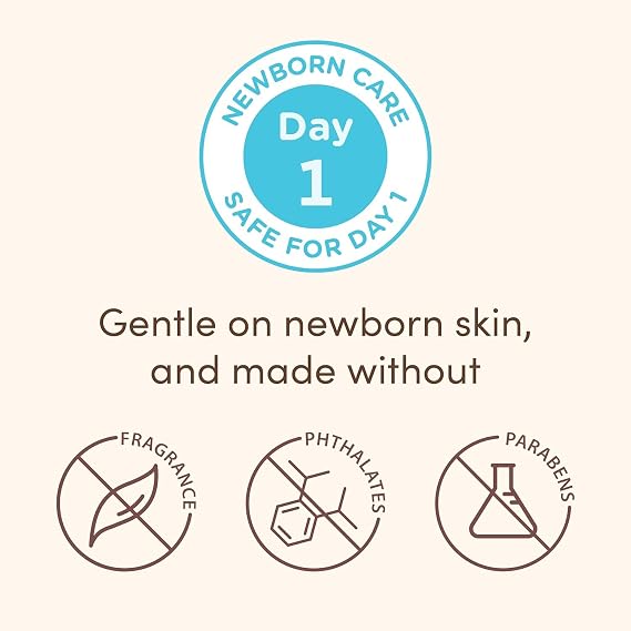 Bundle of Aveeno Baby Healthy Start Newborn Wash, Hypoallergenic Baby Body Wash with Prebiotic Oat, Fragrance-Free, 8 fl. oz + Newborn Balm, Baby Skin Balm with Prebiotic Oat , Fragrance-Free, 5 oz