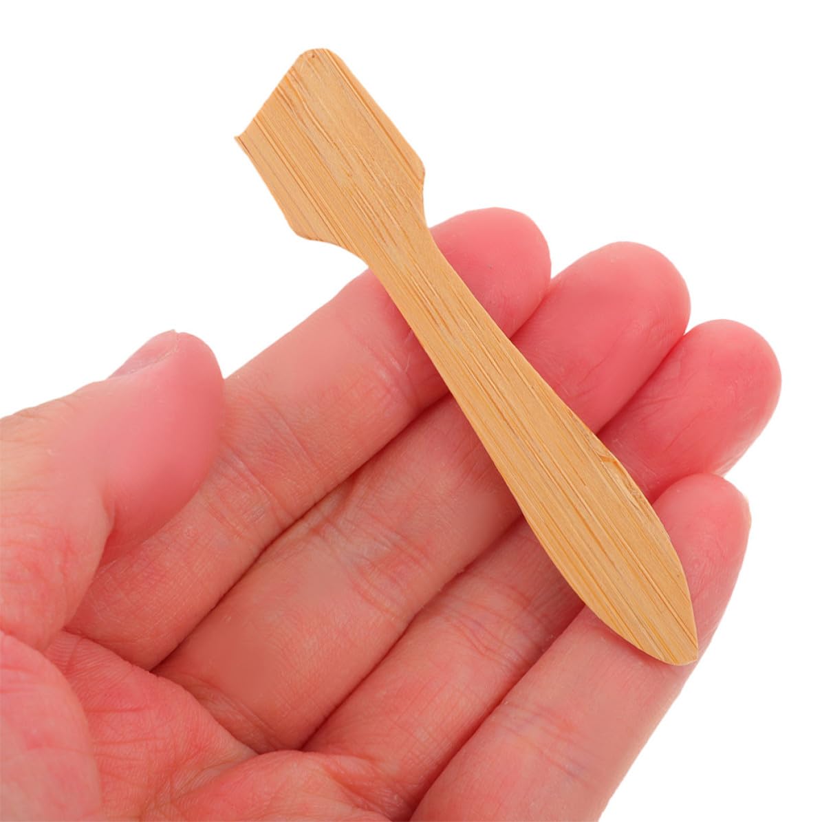 10pcs Facial Mask Spatulas for Skincare and Facial Mask Application, Lightweight Wood Makeup Scoops with Elegant Design for Even Cream Application, Travel and Daily Use