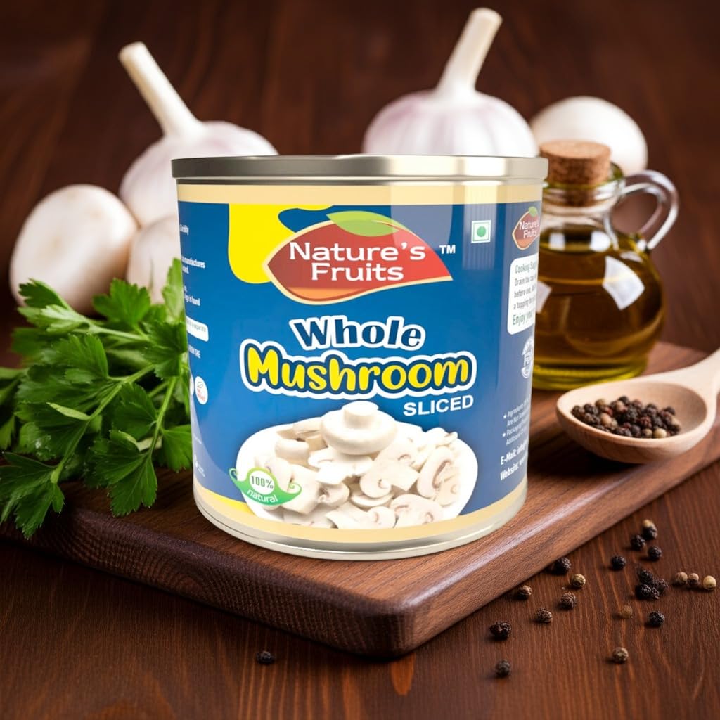 Sliced Mushrooms in Brine – 29 oz – Ready-to-Use & Shelf-Stable – Perfect for Stir-Fries, Pasta, Gravies & Commercial Kitchens (Pack of 1)