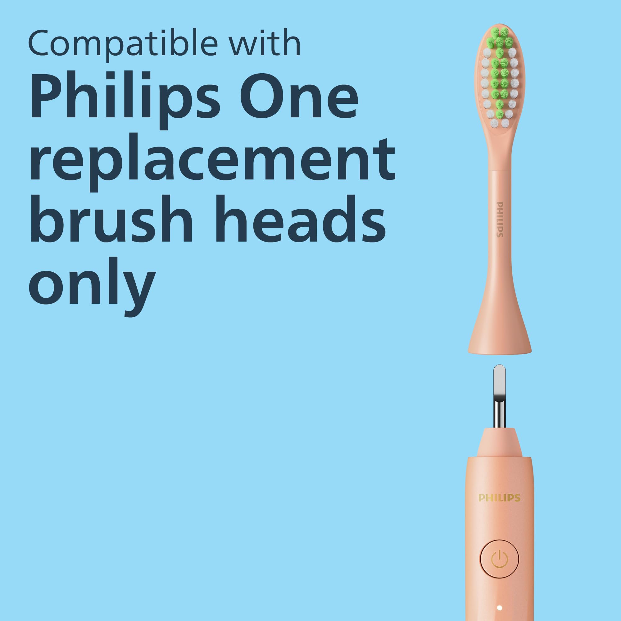 SONICARE Philips One HY1200/05 Brosse à dents rechargeable Champagne