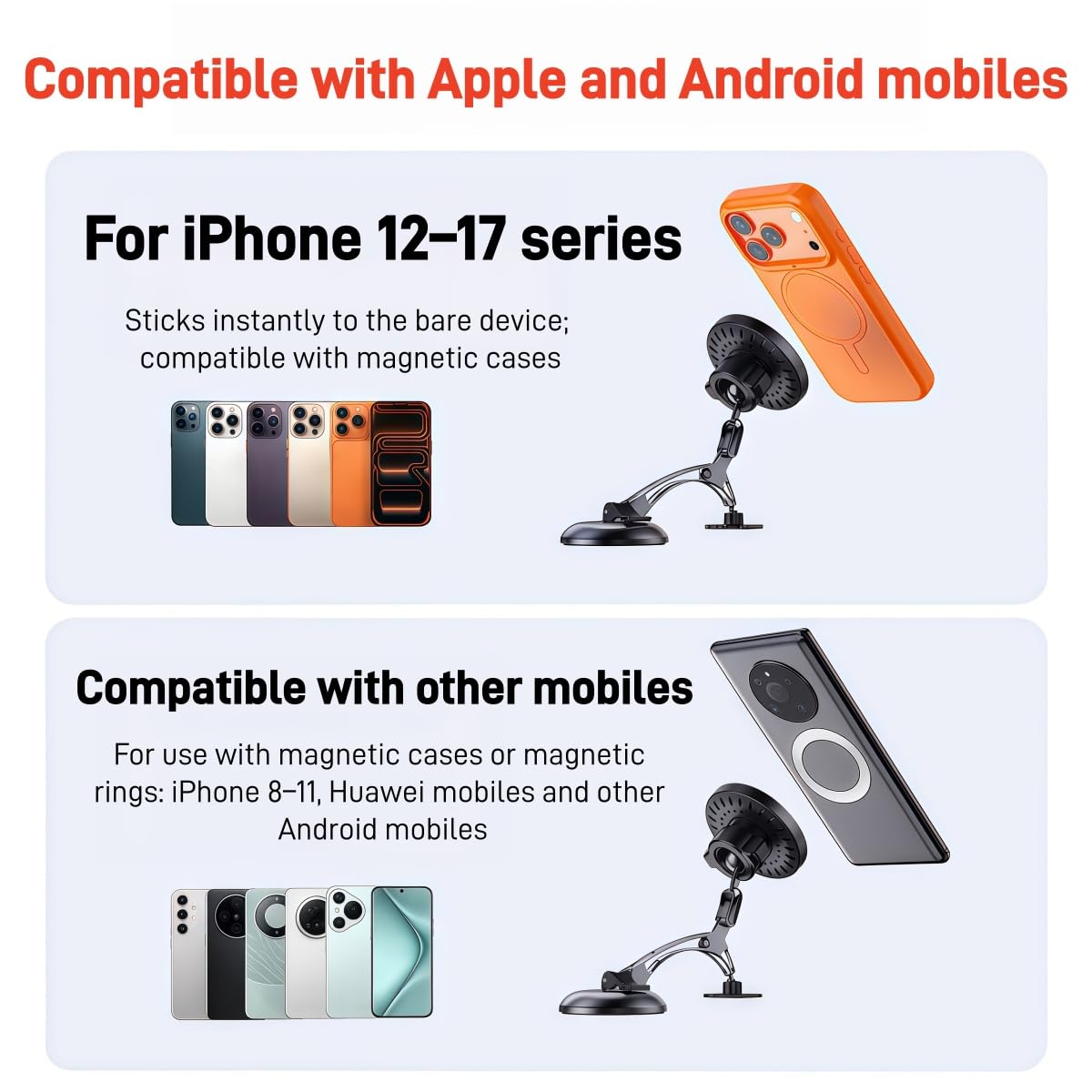 15W Caricatore Wireless Auto per Peugeot Sport Pare-Brise Bandes Pare-Soleil,Supporto per Telefono Auto con Ricarica Wireless,Supporto Telefono Auto Magnetico,per iPhone Samsung Huawei