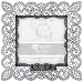 Malden International Designs Sabella Lace Metal Picture Frame, 4x4, Silver