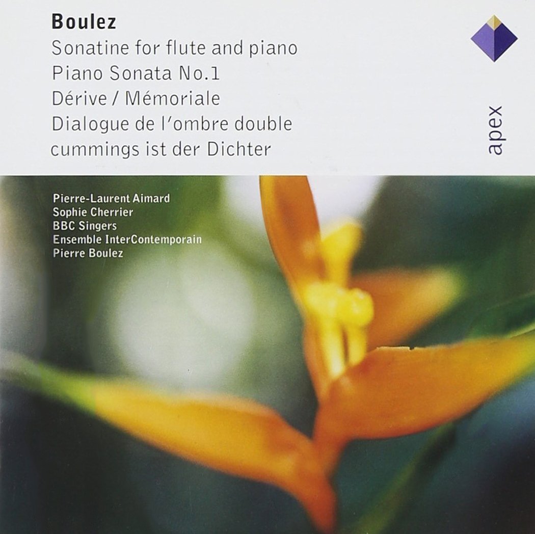 Pierre Boulez - Sonatine, Piano Sonata No. 1, Derive, Memoriale (Boulez) CD Album - Used