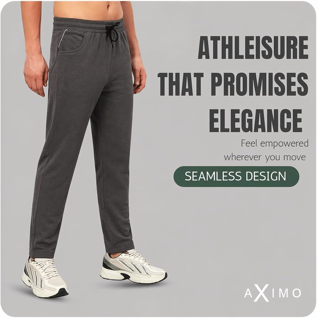 Men's Jogger Pants Casual Track Pants for Men Slim Fit Cotton