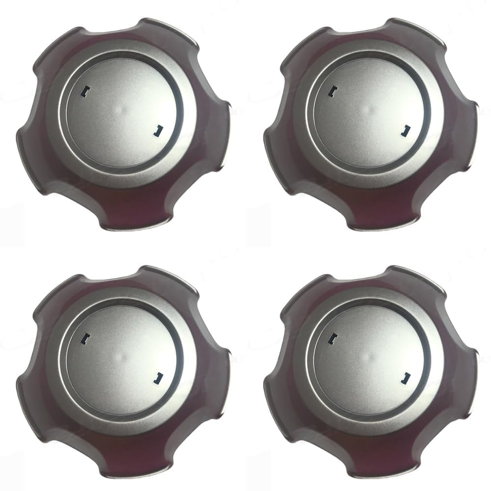 4 Pezzi Coprimozzi per Ruota per Toyota Land Cruiser Cygnus 2006-2007, Auto Coprimozzo Centrale Antipolvere Impermeabile Tappi Mozzo Copriruota ABS Copricerchi