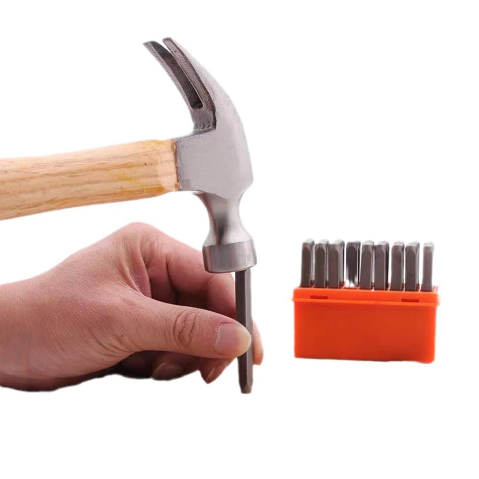 HUIFACAI 12Pcs Metal Stamping Tool Set 1/8” 1/4'' (3mm 6mm), Steel Flower Punch Set Leather Stamp for Jewelry Making Craft