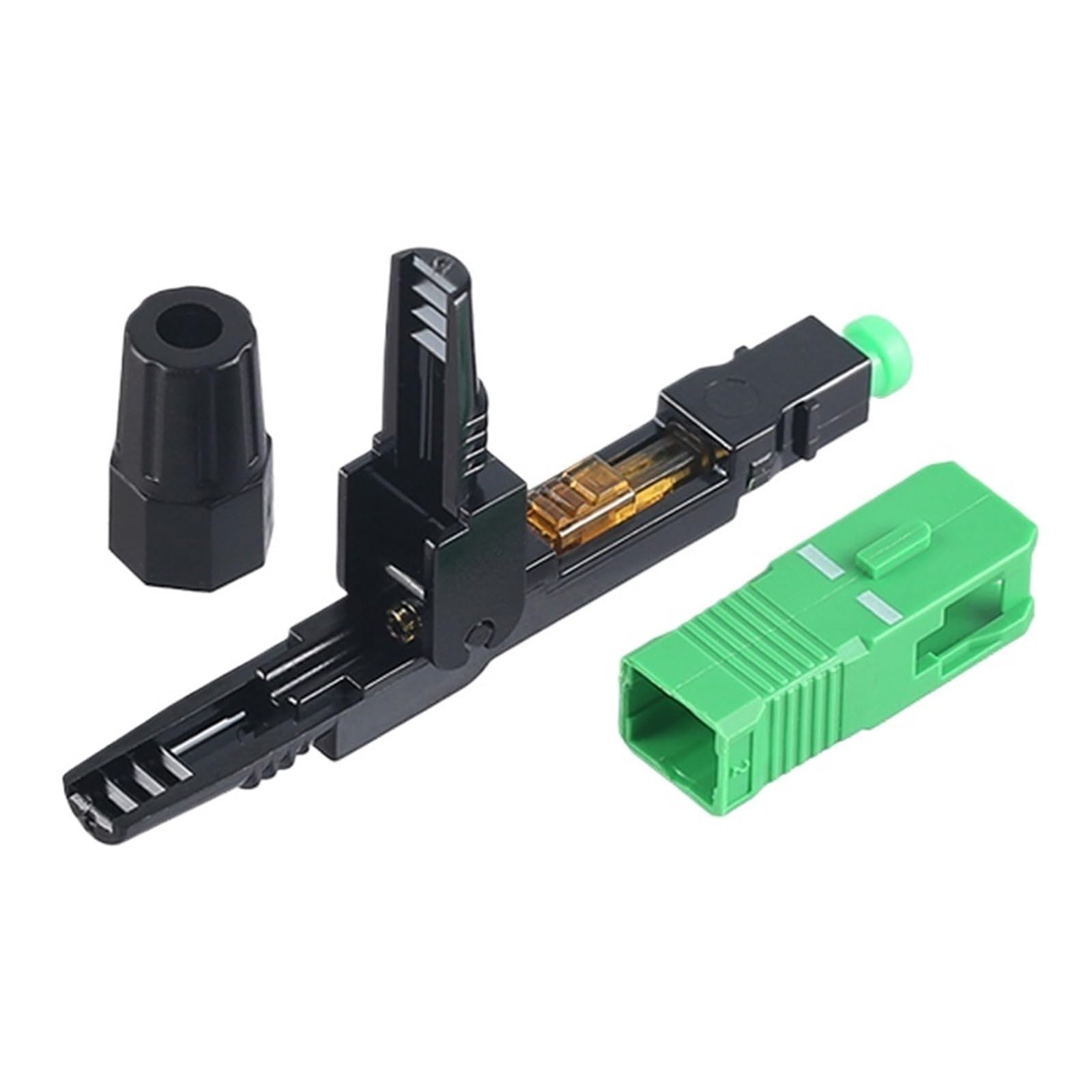 Épisseur de Fibre Optique Adaptateur de Fibre Optique monomode SC UPC FTTH APC, 50 à 200 pièces, Assemblage sur Le Terrain(50pcs SC UPC)