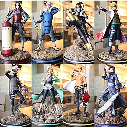 Naruto Senju Tobirama/ Namikaze Minato/ Tsunade/ Hatake Kakashi Action Figure Statue Anime Character Collection PVC Model Toys Car Ornaments Home Office Decoration Birthday Gifts Sarutobi Hiruzen Naruto Senju Tobirama/ Namikaze Minato/ Tsunade/ Hatake Kakashi Action Figure Statue Anime Character Collection PVC Model Toys Car Ornaments Home Office Decoration Birthday Gifts Sarutobi Hiruzen