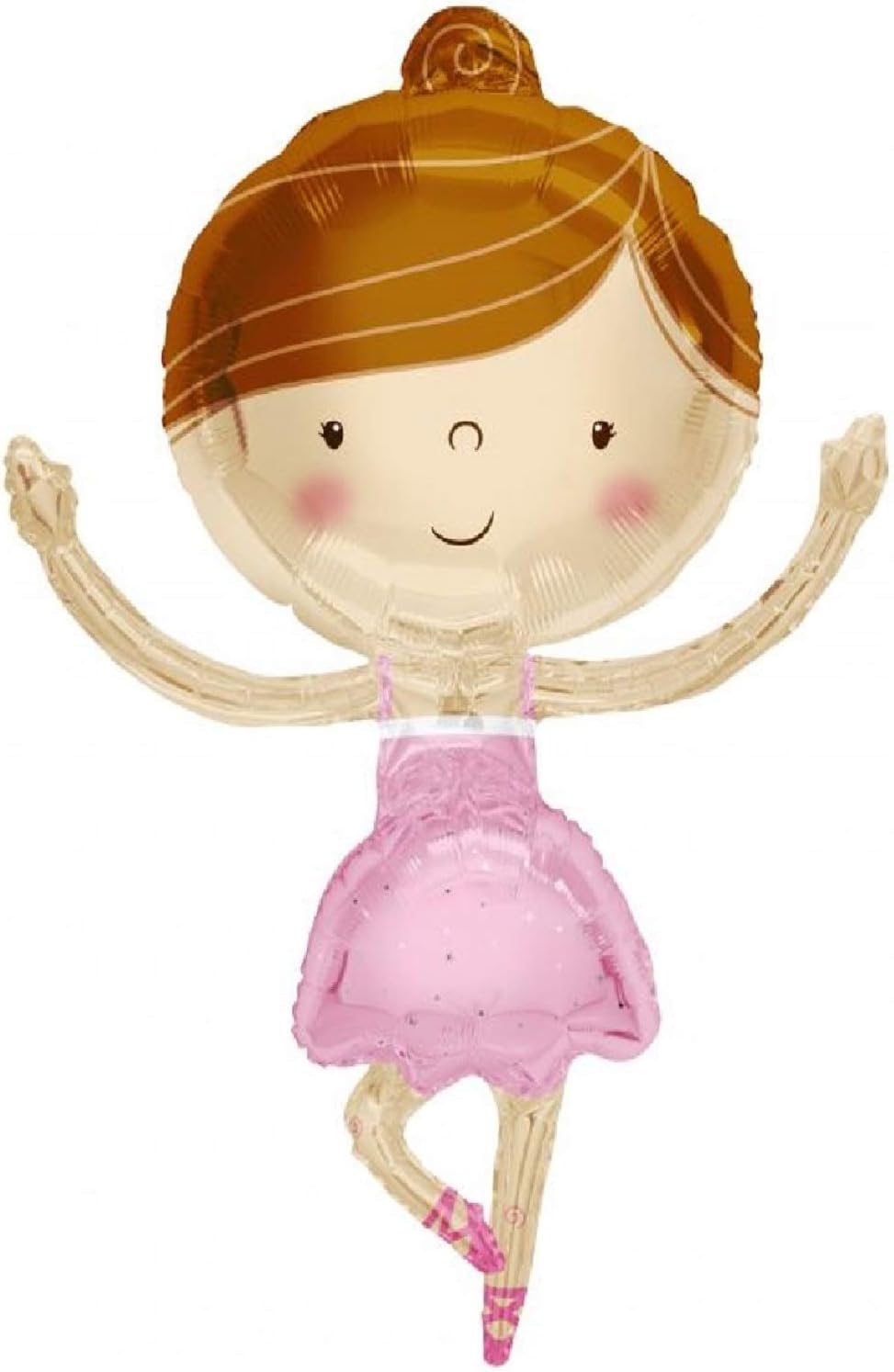 Ballerina Balloon - 36" Pink Ballerina Dancer Balloon : Home & Kitchen