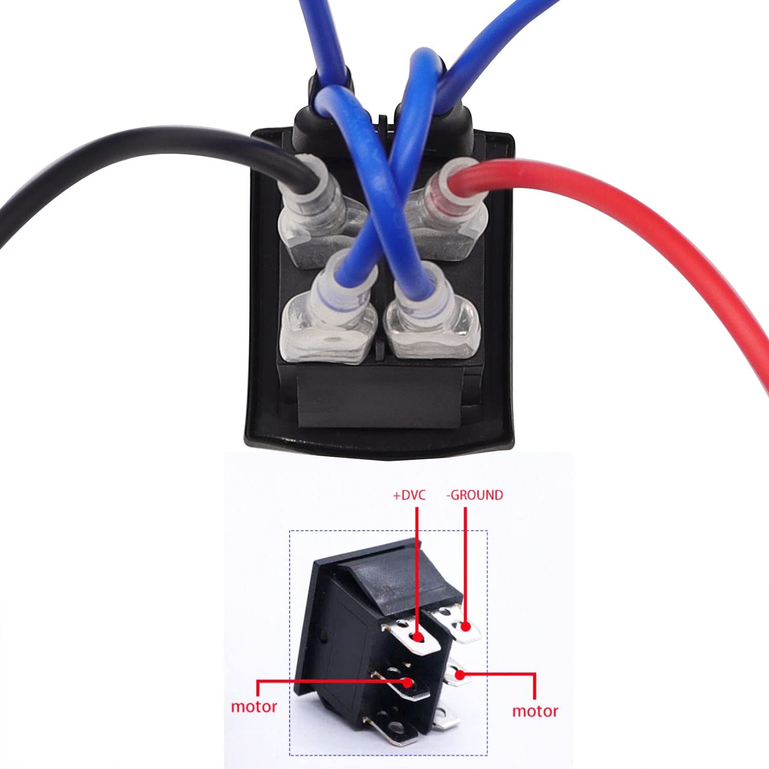 Buy weideer RV Power Jack Switch Waterproof Momentary Reverse Polarity