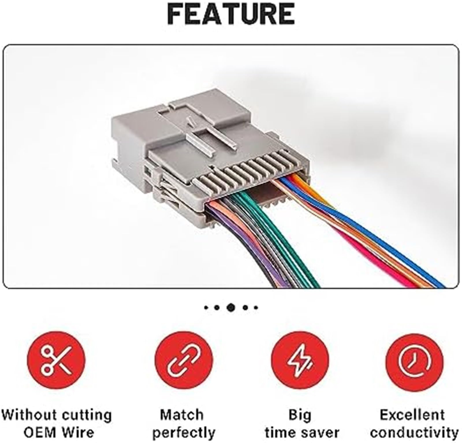 Cablaggio autoradio con adattatore antenna, per GM 2002-2008