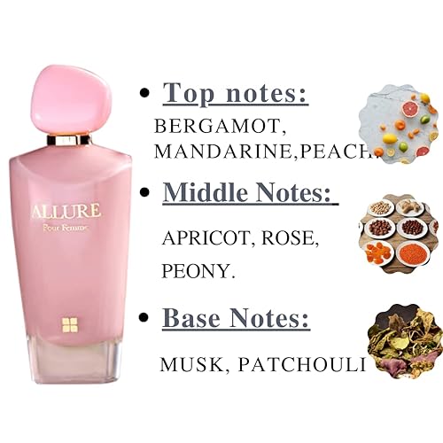 Miniatura 2 de INTENSE OUD Allure Pour Femme EDP - 3.4 fl oz (3.4 oz) BERGAMOT,ALBARICOT, ROSA, PEONÍA, MUSK & PATCHOULI