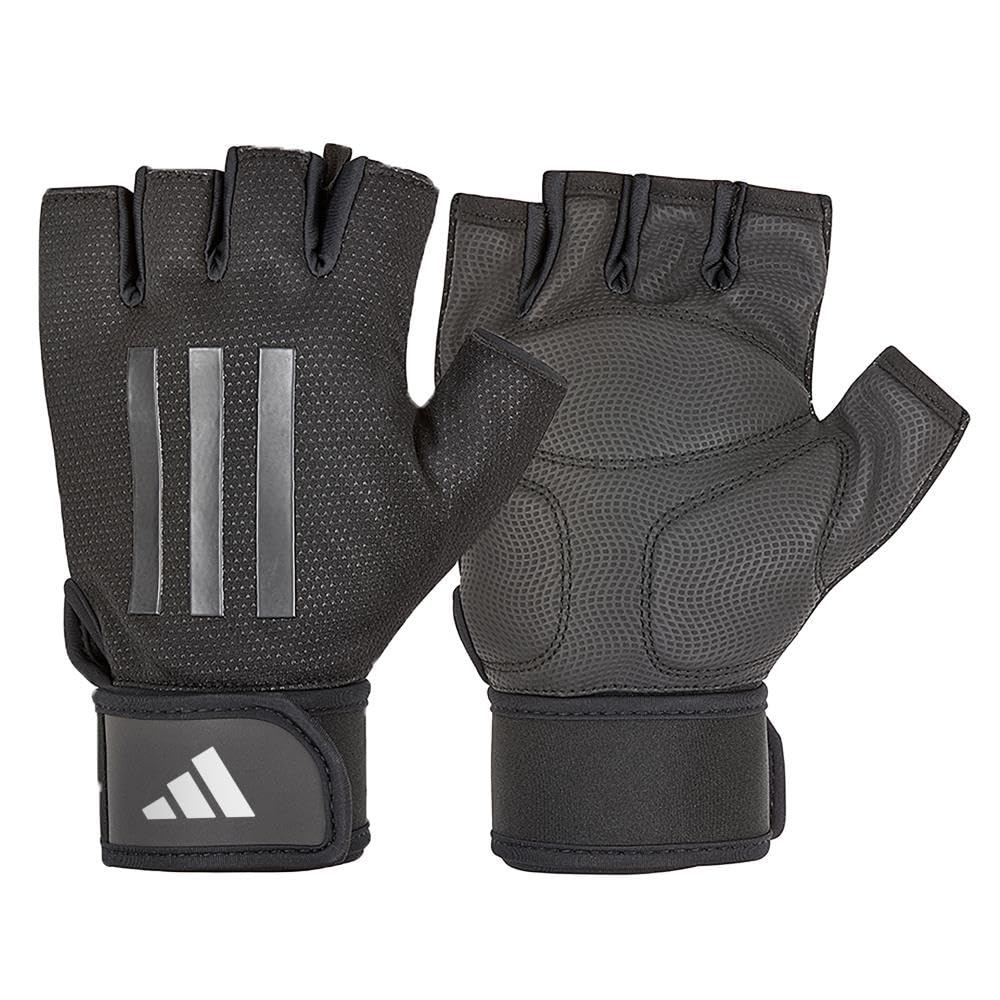 adidasElite Training & Weightlifting Gloves, Fingerless Workout Gloves