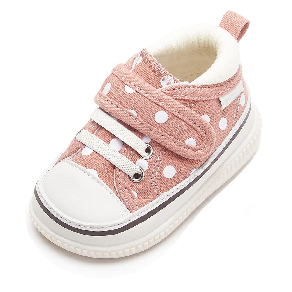 Baby Boys Girls Squeaky Shoes Anti-Slip Soft Rubber Sole Canvas Sneakers Toddler First Walkers