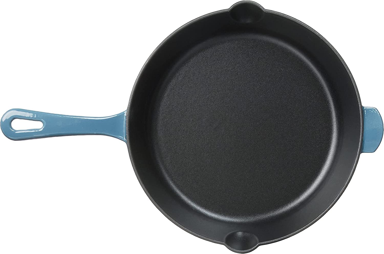 Cuisinart CI22-24BG Chefs Classic Enameled Cast Iron Round Fry Pan 10-Inch Provencal Blue product thumbnail 4