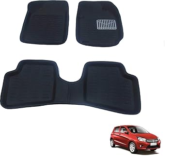 KOZDIKO TPE Car Foot Mats for Maruti Suzuki Celerio , Black