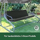 Beautissu Hollywoodschaukel Auflage Loft 3-Sitzer - 4