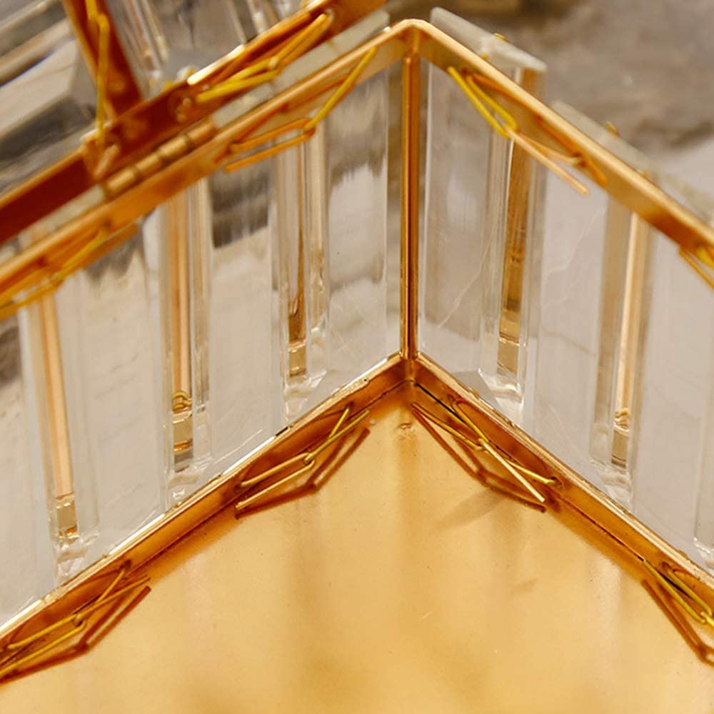 Caja De Almacenamiento De Cepillos Cosméticos, Caja De Almacenamiento De Lápices Cosméticos De Escritorio, Tocador, Regalos para Damas Y Niñas-Hexagon