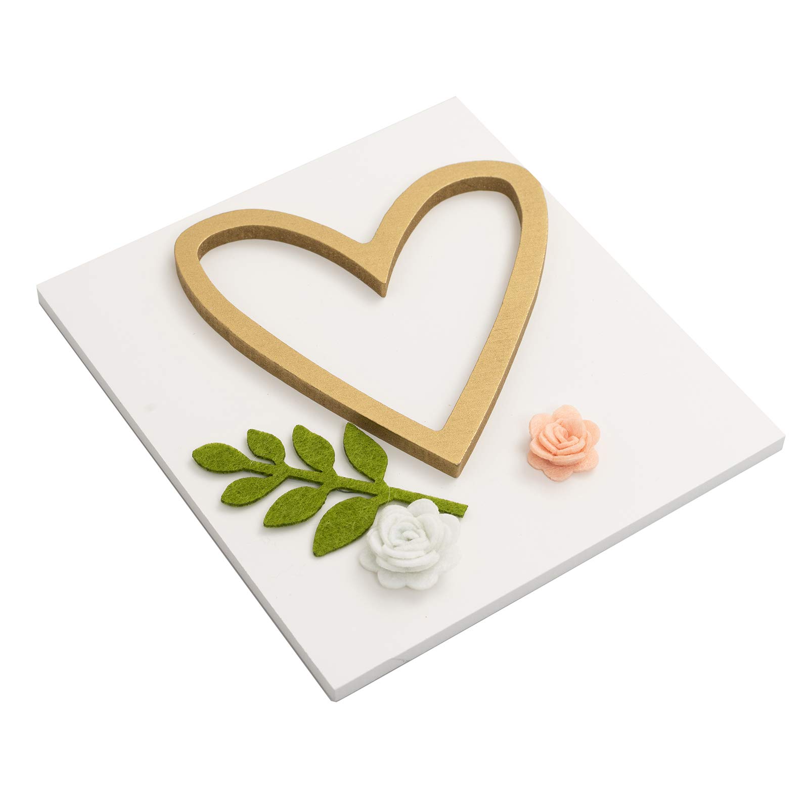 Amazon.com: Details 2 Enjoy Heart Wreath Pocket Frames, Multi