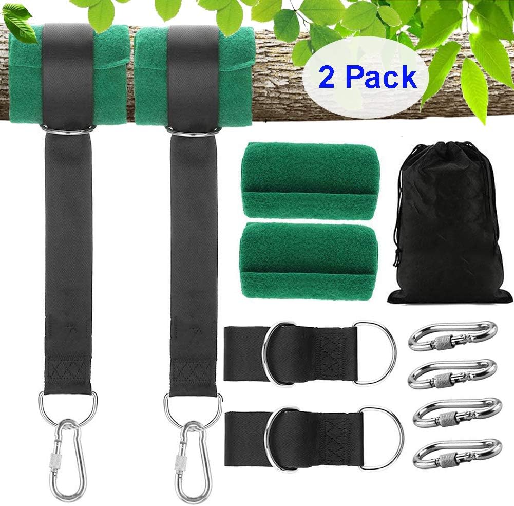 amaca da campeggio con cinghie per alberi