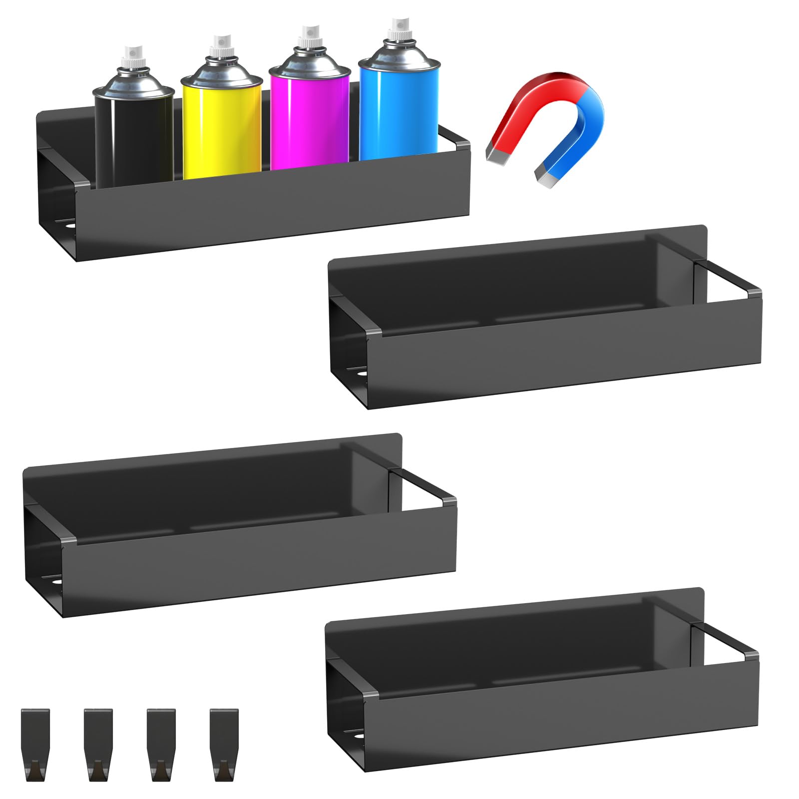 Amazon.com: GHYKL 4 Pack Magnetic Aerosol Spray Can Holder, Magnet