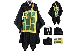 Functional Geto Suguru JJK Kimono Men's Costume Suit Sets for Halloween