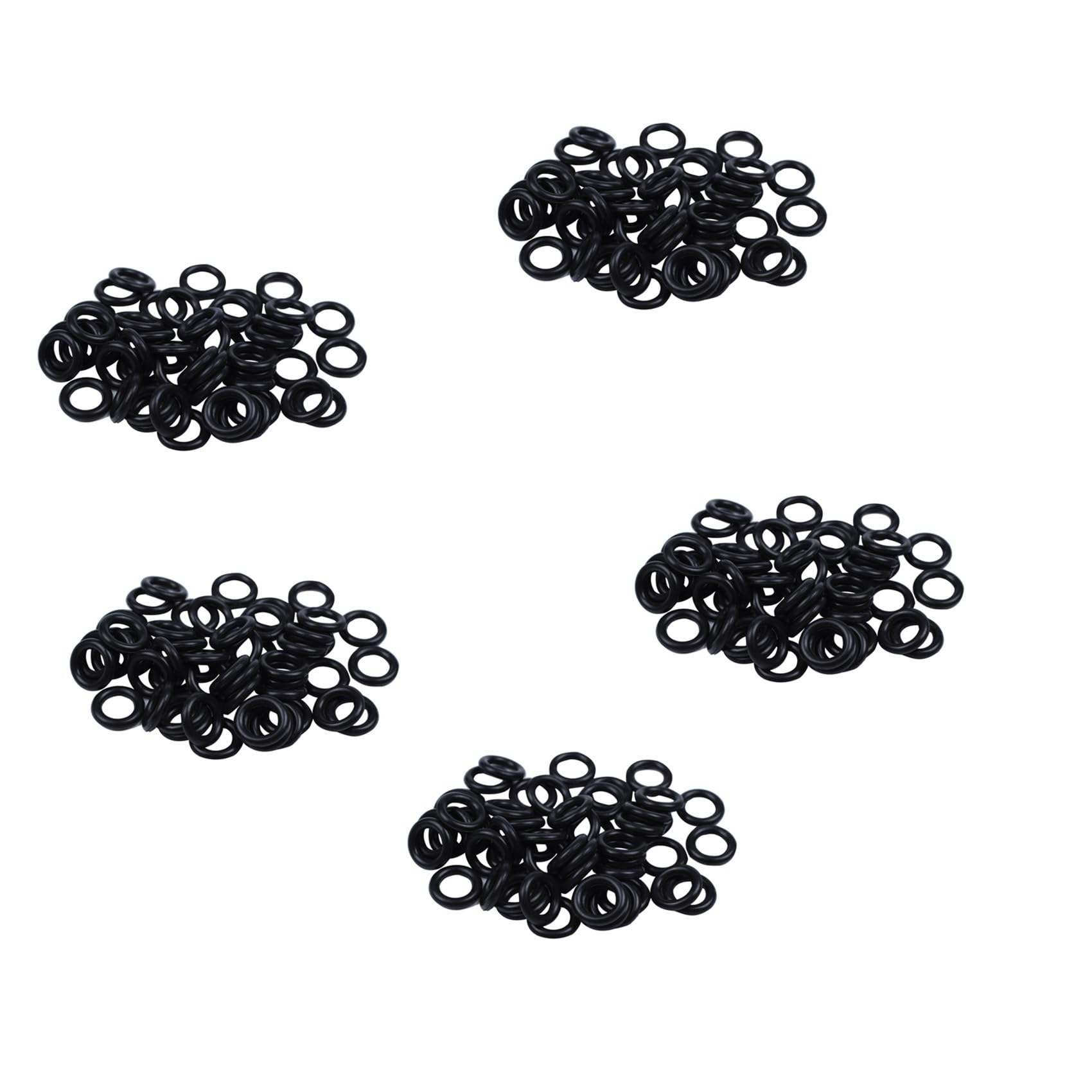 Jnchdghwa Black 250 Pieces Nitrile Rubber O Ring Seals Washers 12 Mm X 2,5 Mm X 7 Mm