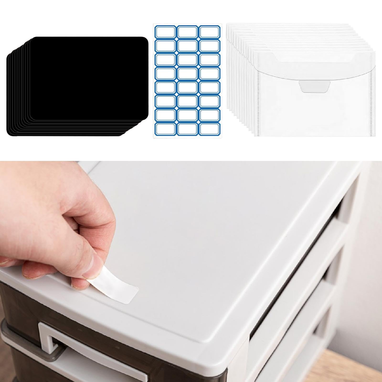 SM SunniMix Rubber Sheets Paper Craft with Label Sticker Gift Smooth DIY Scrapbooking with Storage Bag for Classroom Office Home Souvenir, 12 Pieces Sheets