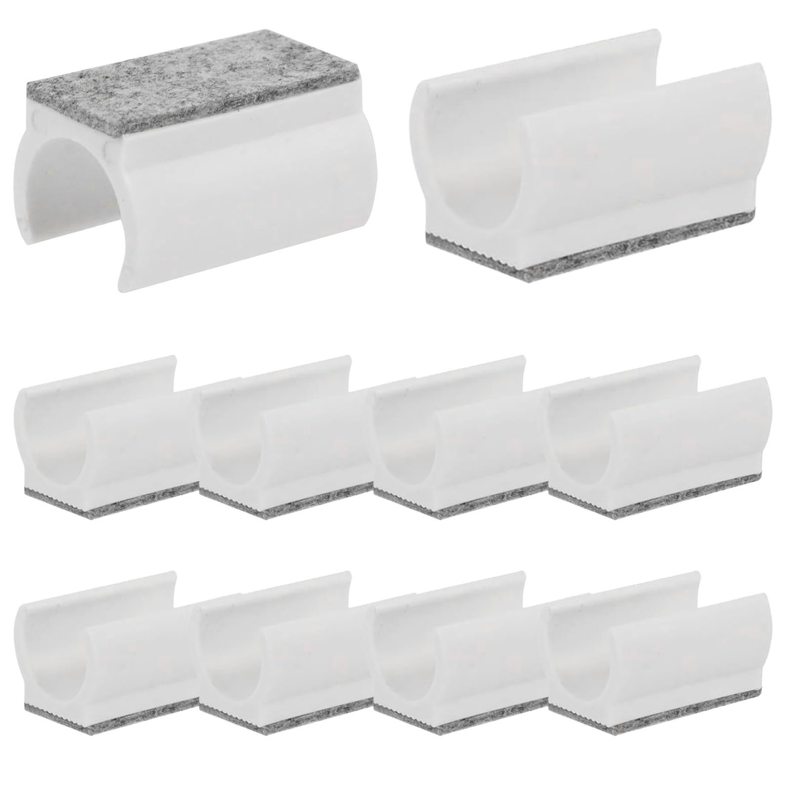Noise Reducing Felted Pad for Furniture Legs U Shaped Antislip Grip on Hard Floor for Homes with Babies Antislip U Shape Pad