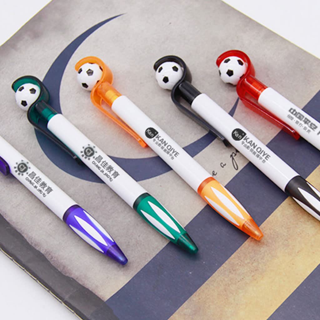 Football Ballpoint Pen Retractable Pen Funny Writing Pen Smooth Writing Refillable Class Reward for Boys Girls Students — view 9
