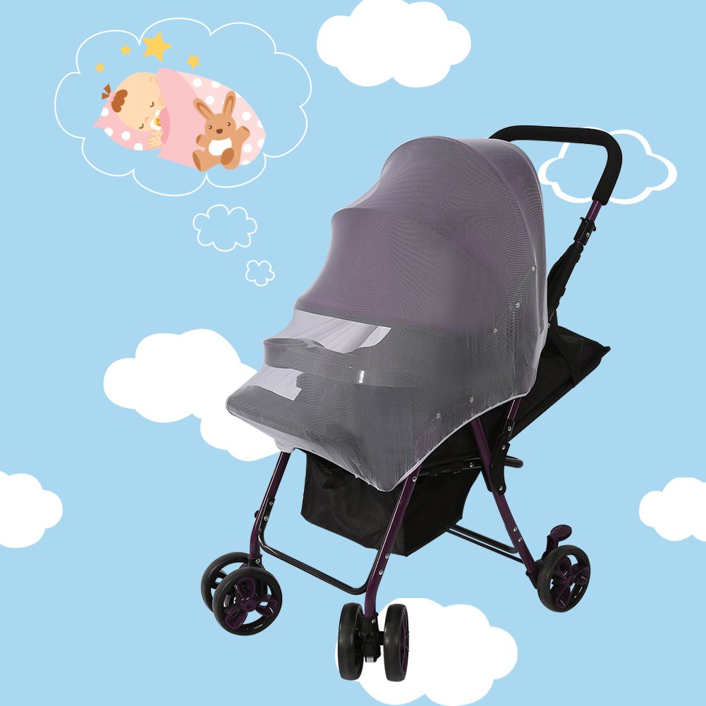 Lovely Baby Stroller Pushchair Netting,Toddler Net for Stroller Safe Mesh Pram Protector