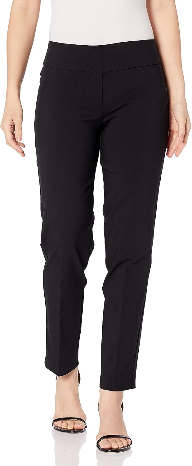 Ruby Rd. womens Petite Pull-on Solar Millennium Tech Super Stretch Pant at  Women’s Clothing store