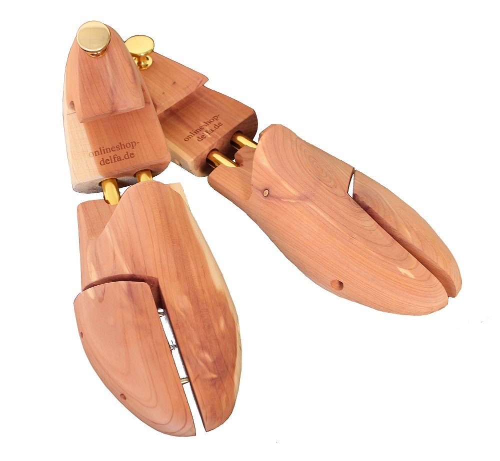 DELFA Cedar Star: Embauchoirs de bois de cèdre - la gravure de laser de votre nom/texte voulu incluse