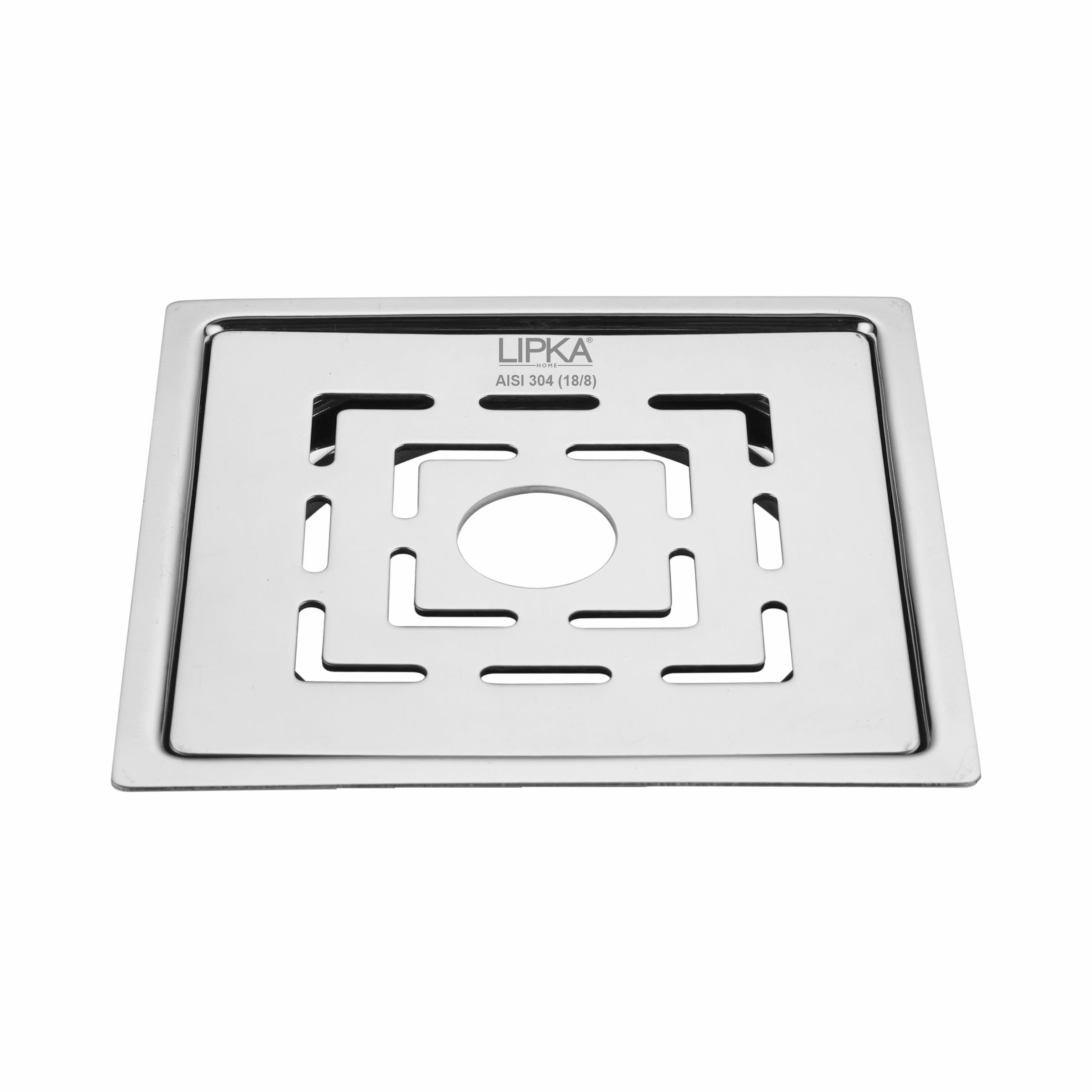 LIPKA Orange Exclusive Square Flat Cut Floor Drain with Hole | 5 x 5 Inches | 304-Grade Stainless Steel Floor Trap with Matte Finish | Drain Jali for Bathrooms (B0CGXLCHQ5) Amazon Price History, Amazon Price Tracker