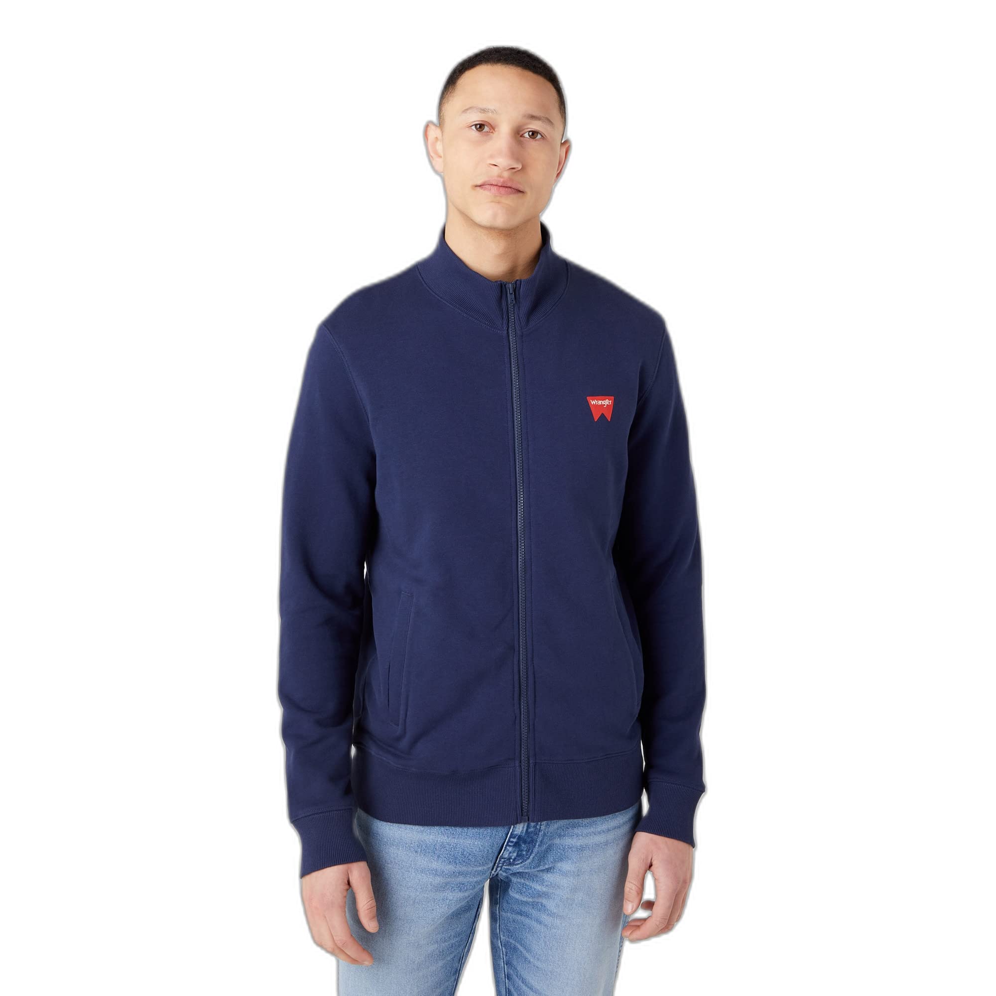 Pull Col Roule Homme Wrangler Funnel Neck Zip Maillot De Pull Col Roule Homme Wrangler Funnel Neck Zip Maillot De
