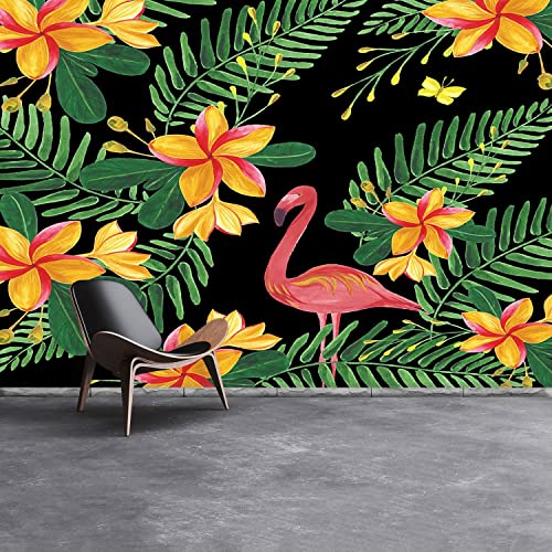 Papier peint fleurs flamants de qualité supérieure pour habillage mural - 6