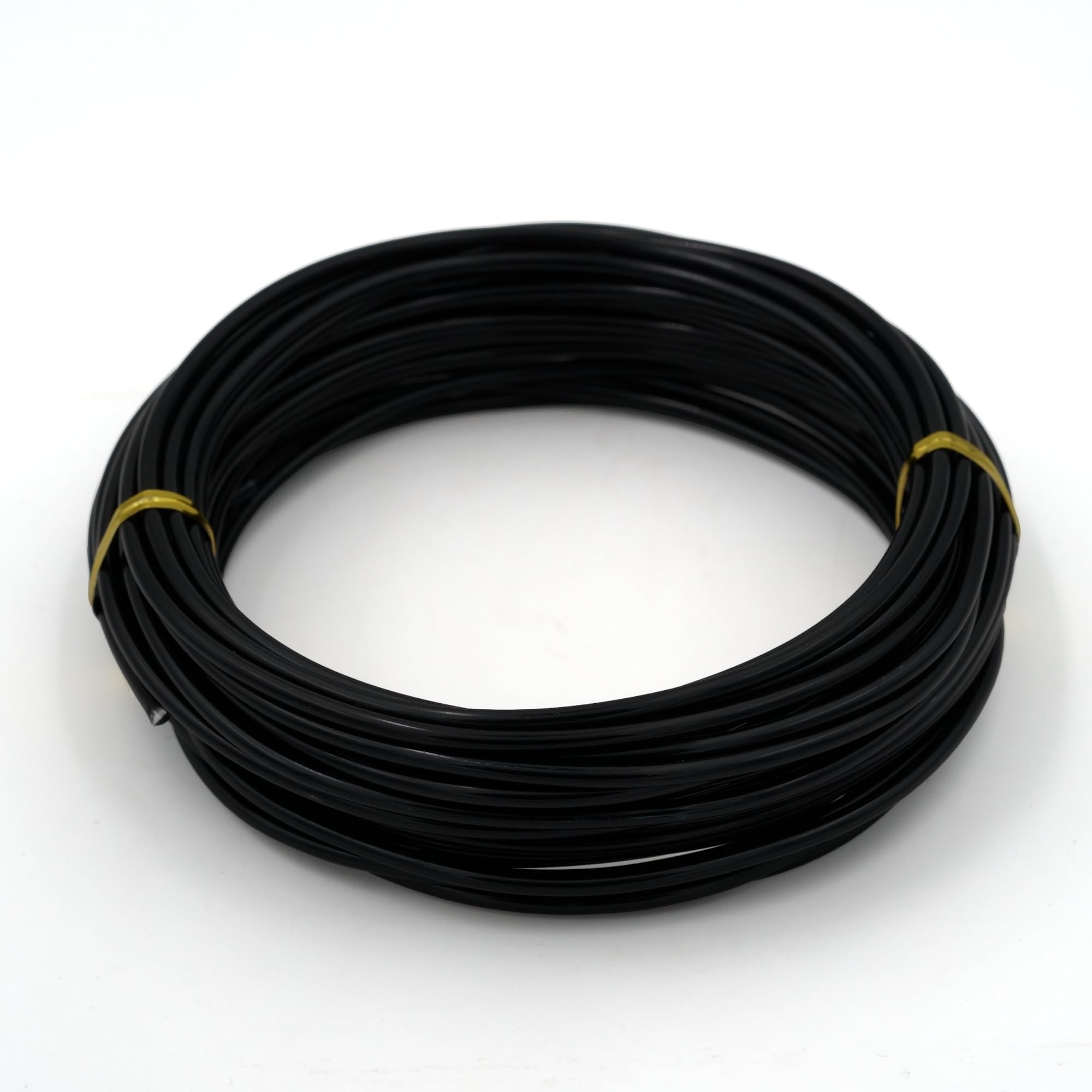 Bonsai Wire, 1 Roll of 3.0mm Anodized Aluminum Wire, 10m/32ft Total, for Bonsai Tree/Plant Training, Sculpting, Crafting (3.0mm, Black)