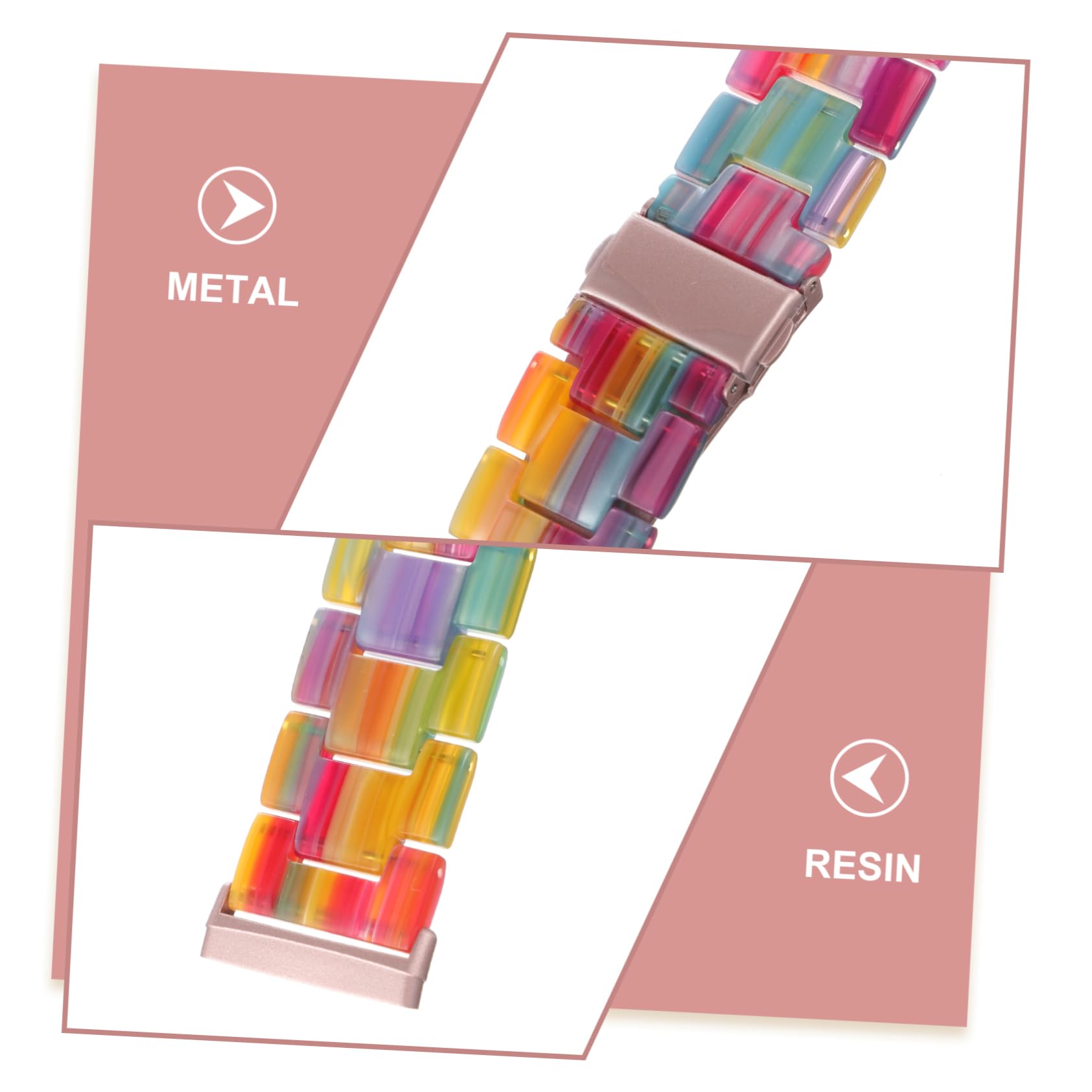 UKCOCO 3 Piezas De Correa Sense Watch Bands Banda De Metal Para El Cabello Accesorios Para Smartwatch Pu Sense Pulsera Pulseras De Resina Reloj De Pulsera Correa De Reloj Inteligente