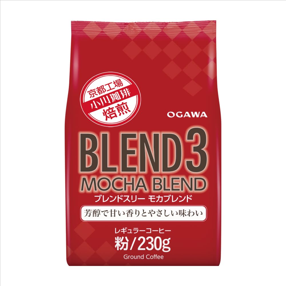 Amazon | 小川珈琲 ブレンド3 モカブレンド 粉 230g ×2個 | 小川珈琲