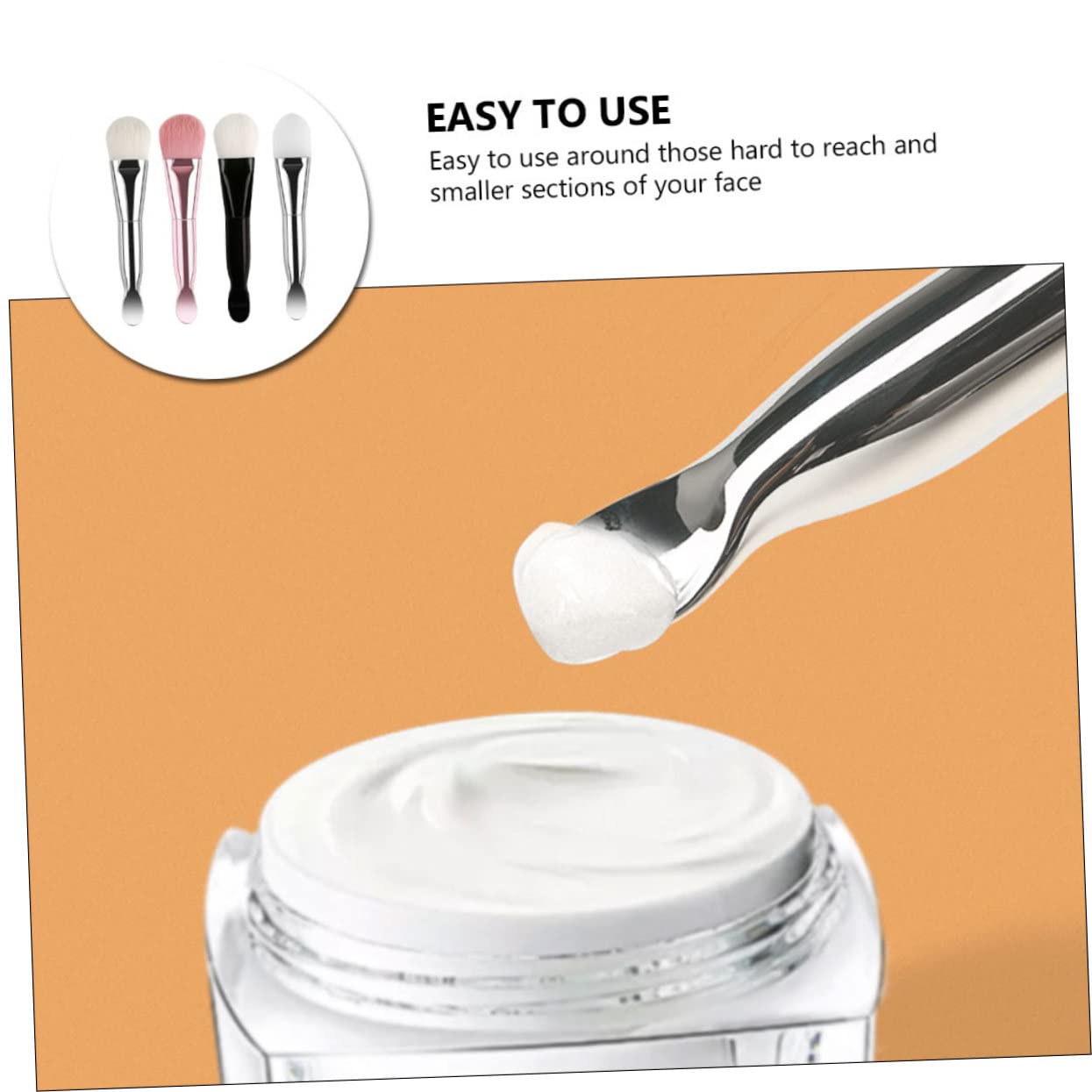 3er-set Hautpflege-werkzeugset Lotion-applikatorpinsel Für Maskenapplikator Schönheitspinsel Für Gesichts-schlafmaske Sanft Zur Haut 4 Stück X 3