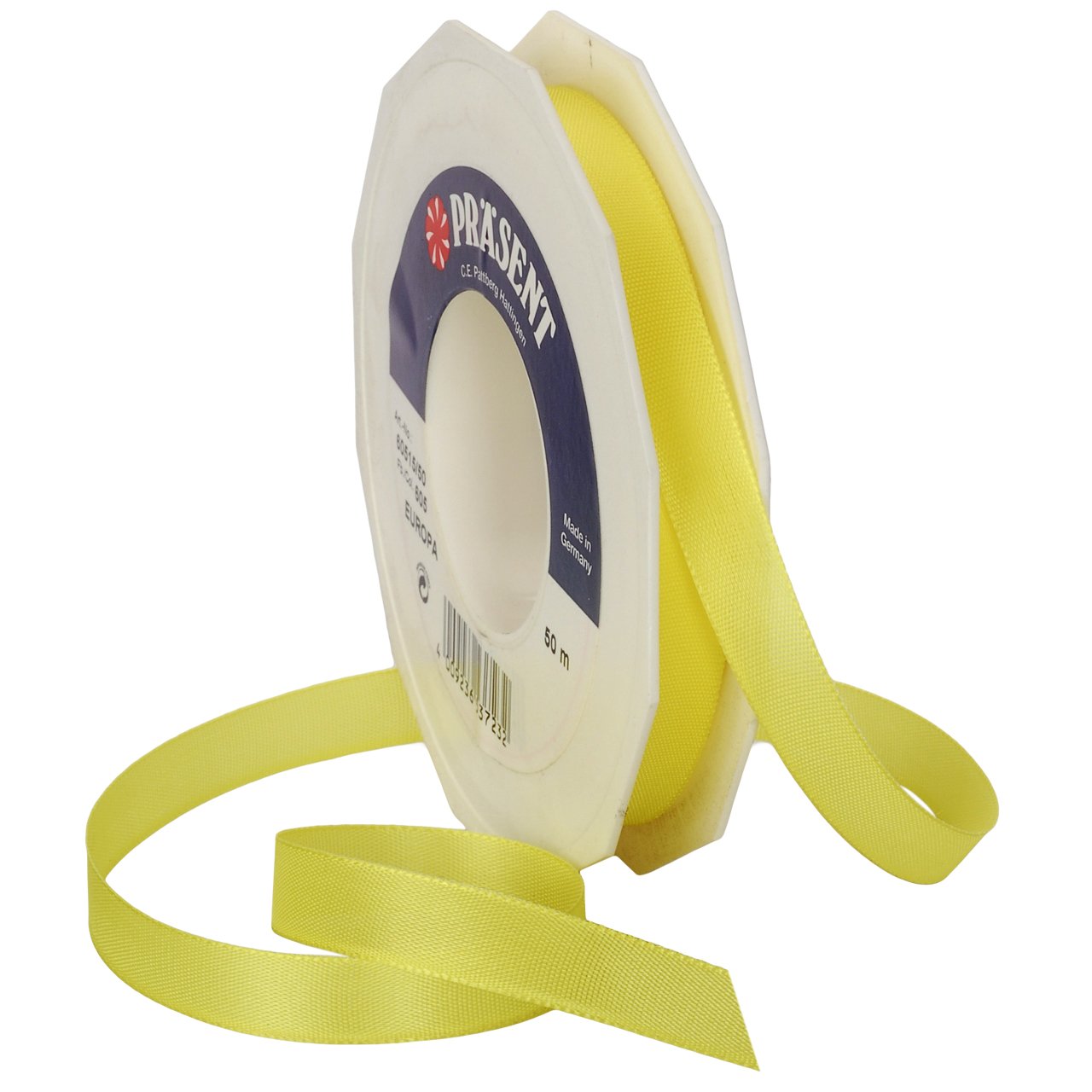 Ruban jaune 15 mm Präsent pour décoration de table et loisirs