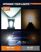 Vista 3 de SEALIGHT 3156 3157 - Bombilla LED blanca para luces de reversa, bombillas LED 3056 3057 4057 4157 con proyector, recambio para luz trasera, luz