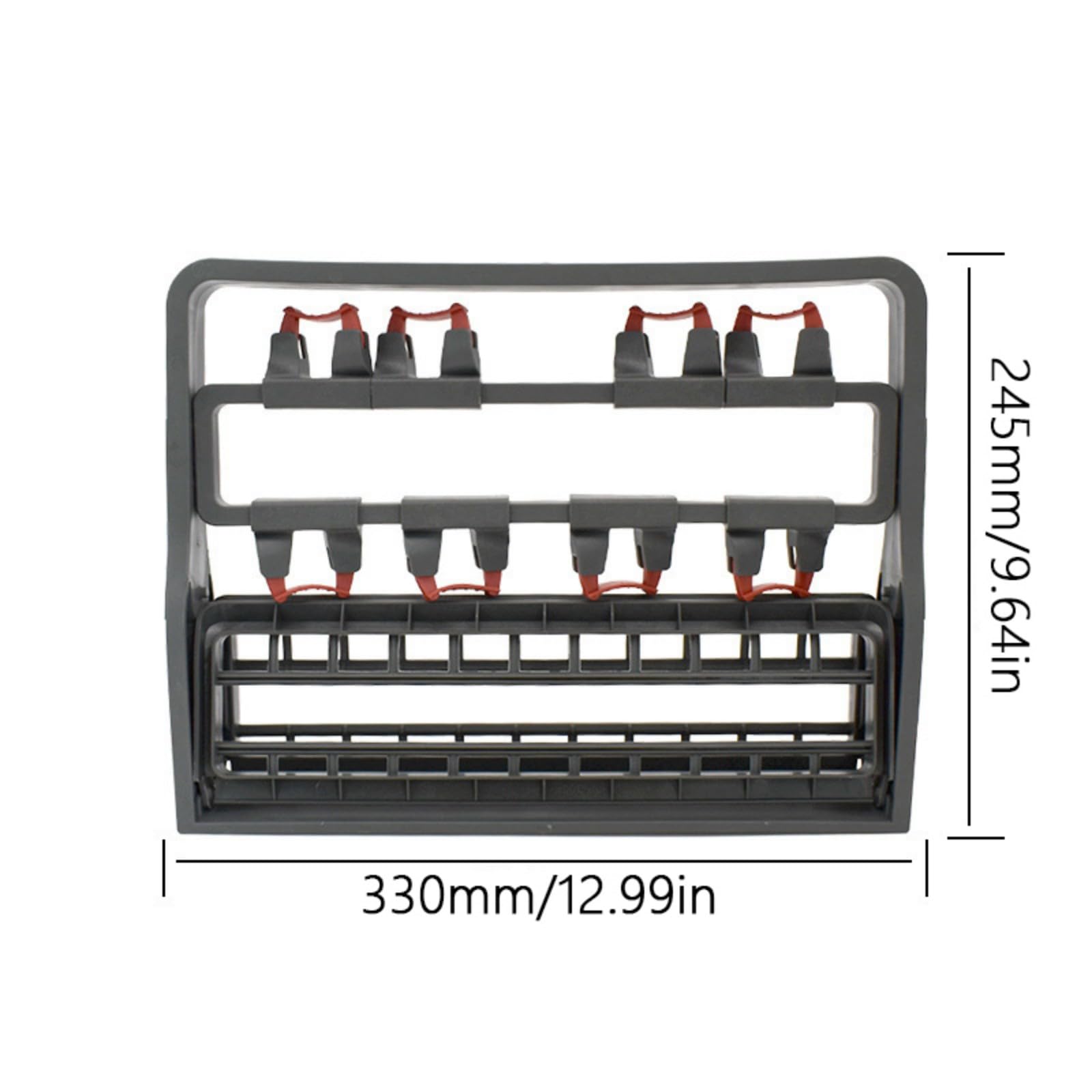 Estante de cristal para lavavajillas, soporte para tazas de vino, textura para una limpieza segura de delicados accesorios de electrodomésticos de cocina